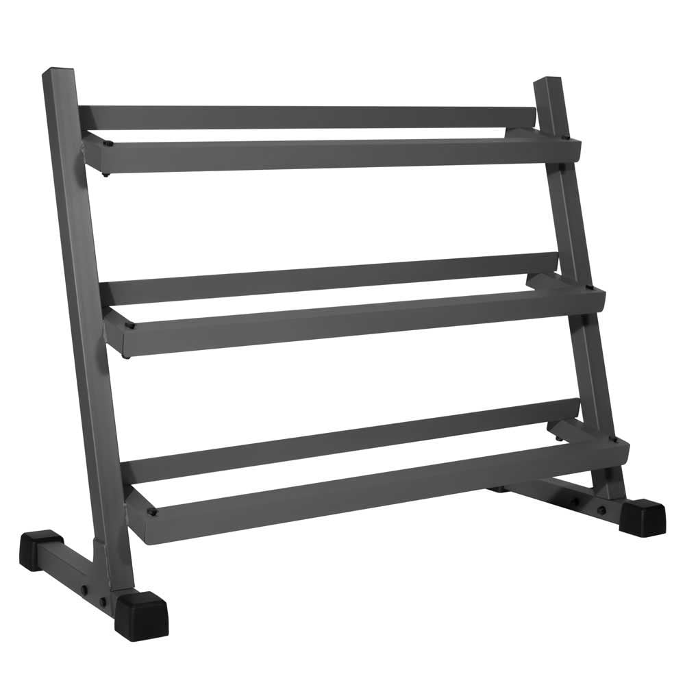 XMark 4 ft. Three Tier Dumbbell Rack (Holds 10 Pair) by BTX Corp
