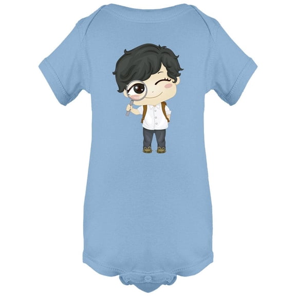 Boy With A Magnifying Glass Bodysuit Infant -Image by Shutterstock,  24 Months