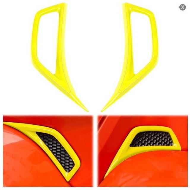 2pcs Car Wheel Eyebrow Side Air Inlet Cover Sticker Trim For Jeep JL Gladiator JT 2018+ Air Conditioning Vent Outlet Decoration