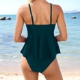 thumbnail image 4 of Womens Tankini Bathing Suits 2026 Fashion Modest Ruffle Top with High Waisted Bottom Two Piece Bathing Suits Woman Swimwear, 4 of 5