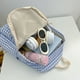 thumbnail image 2 of Mochila A Cuadros Con Lazo Informal para Mujer () Azul, 2 of 9