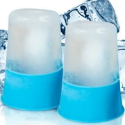 Arctic Flex Ice Massage Therapy Cups (2 Pack) - Cold Roller Tool for Injuries & Face Eye Puffiness Relief - Freezable - for Pain, Inflammation, Sprains, Strains, Muscle Spasms, Weakness, Stiffness