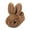 Brown, variant on Generic Slipper For Girls Child Toddler Cute Autumn And Winter Girls Slippers Flat Bottom Soft Warm And Comfortable Non Slip Solid Color Cartoon Rabbit Shape(4-4.5 Years,Brown)