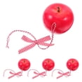 thumbnail image 6 of WEUVEB Red Plastic Car Interior Decor for Rearview Mirror, 4 Pieces, Cute Car Accessories, 6 of 8