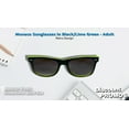 thumbnail image 4 of Monaco Sunglasses Set of 10, Bulk Pack - Reusable, Perfect for Party, Beach, Pool, Outdoor Events - Black Lime Green, 4 of 8