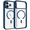 Blue, variant on XSPLENDOR Premium Transparent Magnetic Case for iPhone 17/16/15/14/13/12/11 [Compatible with MagSafe] Ultra-Slim Shockproof Matte Protective Cover Stylish & Lightweight