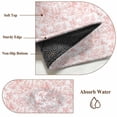 thumbnail image 6 of 4'x6' Area Rugs, Pink Botanical Indoor Outdoor Area Rug for Living Room Bedroom, Watercolor Rustic Tree Abstract Washable Bathroom Rugs Kitchen Floor Carpet Mats Home Decor Aesthetic, 6 of 8