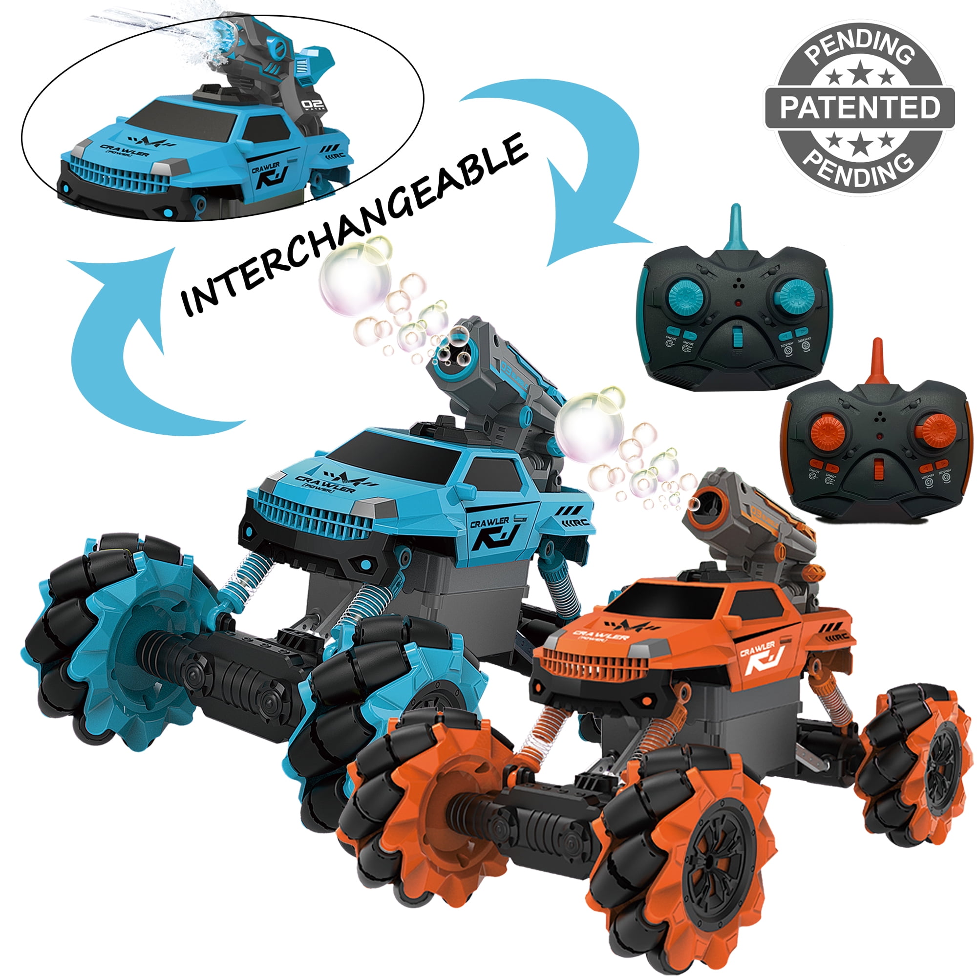 bubble gun cars