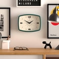 thumbnail image 3 of Reloj de pared JONES CLOCKS® Movie Retro 25,5 x 19,5 cm, color verde oscuro, 3 of 7