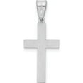 thumbnail image 5 of 14K White Gold Cross Pendant (29 X 15) Made In United States xr552, 5 of 6