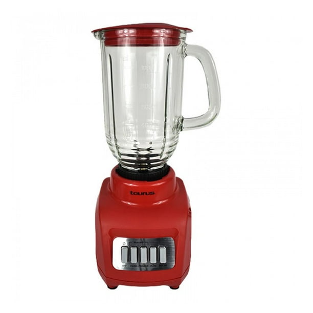 Licuadora de 4 Velocidades Roja Taurus Granite Ruby Bodega Aurrera en linea