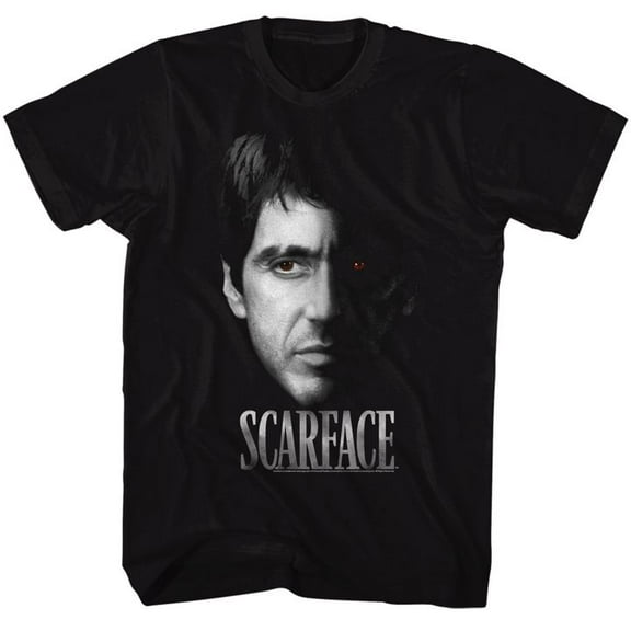 Scarface Red Eye Black Adult T-Shirt 5Xl