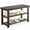 Brown, variant on Gianna Shoe Rack Bench, 3-Tier Bamboo Storage Organizer, Black-1