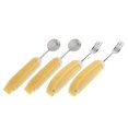 thumbnail image 1 of Tenedor para comer Yinane Utensilios Giratorios 4 Piezas para Mayores con discapacidad, 1 of 8
