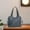 Blue, variant on PU Leather Shoulder Bag Hobo Tote Bag for Women for Everyday Travel Shopping Blue