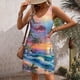 thumbnail image 3 of Vestido de Verano para las Mujeres Impresión Sexy sin Mangas Vestido de Hombro, Verano Casual Y Primavera, 3 of 5