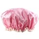 thumbnail image 4 of Juego de 3 gorros de ducha impermeables para mujer, gorros de baño reutilizables de doble capa con forro de PEVA., 4 of 5