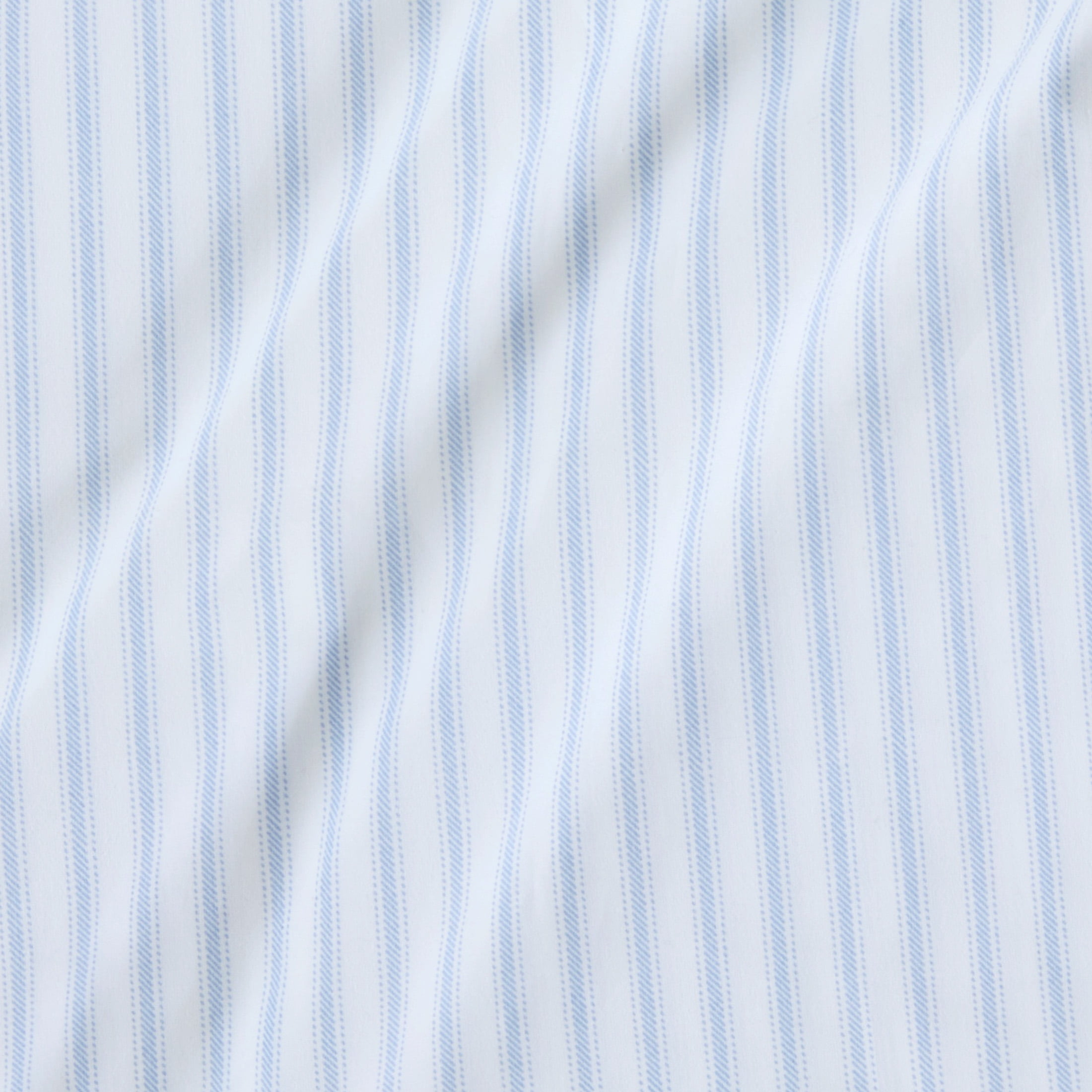 Mainstays 4-Piece 300 Thread Count Blue Stripe Cotton Blend Bed Sheet Set, Queen