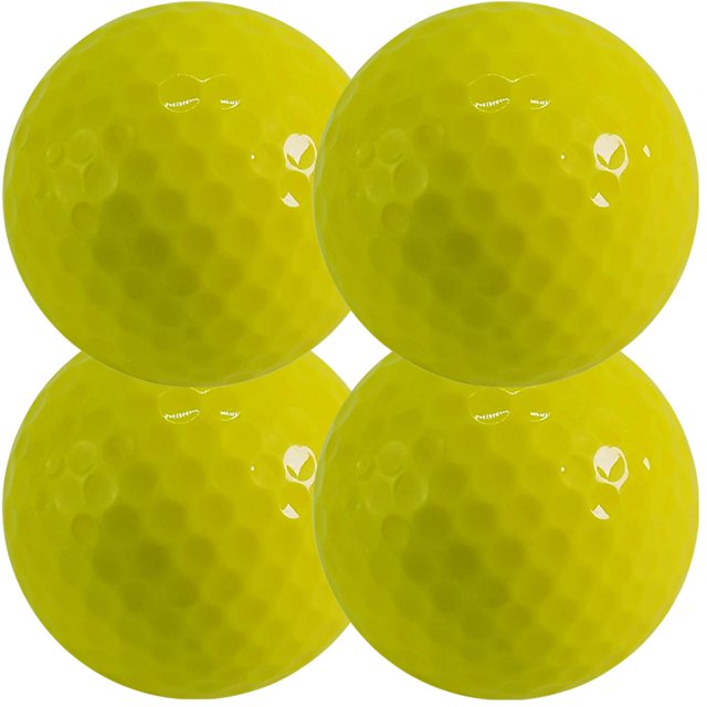 Esferas golf mejorar la precisión VentDepot MXSGZ-004 4 Piezas Amarillo