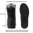 thumbnail image 4 of Alpine Swiss Lexie Women’s Snow Boots | Waterproof Faux Fur Lined | Warm Cozy Winter Booties | Anti-Slip Sole | Stylish Outdoor Shoes, 4 of 6