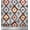 Dark Peach, variant on Soimoi Silk Fabric Stripe,Aztec & Ikat Kilim Print Sewing Fabric Yard 42 Inch Wide
