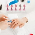 thumbnail image 2 of Soporte para uñas Acrílico Nail Art Display Stand Puntas de uñas magnéticas Soporte de práctica 54 piezas Masilla adhesiva reutilizable para pintura DIY Kit de soporte para uñas (rosa), 2 of 5