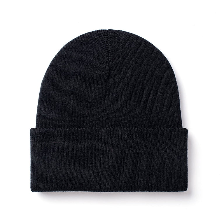 Satin Lined Knit Beanie Winter Hat Warm Cuffed Skull Cap Unisex Satin Lined Beanie for Women Men Winter Silk Lined Hat Warm  main image 3