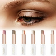 12 Dream Diary New Velvet Gradient Colors Eyeshadow Stick, Double Stick Glitter Shimmer Makeup