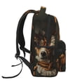 thumbnail image 3 of Pofeuu Modern Cute Dog Print Backpack for Men and Women - Basic Bookbag Casual Daypack Backpacks for College Work Travel-One Size, 3 of 5