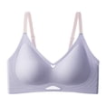 thumbnail image 2 of Lenpel Women's Seamless Wireless Bras Padded Comfort Soft Support Lift Full Coverage Bralettes Breathable Push up Bras, 2 of 7