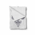 thumbnail image 2 of Mardi Gras Soft Flannel Fleece Throw Blanket, Fleur De Lis Motifs with Mardi Gras Pattern Traditional Lily Flowers Pattern, Cozy Plush for Indoor and Outdoor Use, 70" x 90", Multicolor, by Ambesonne, 2 of 6