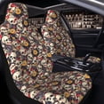 thumbnail image 4 of Goofa rock Skull record artist Printed Car Seat Covers, Automotive Seat Covers for Cars Trucks and SUVs, Quick Setup Universal Fit Elastic Seat Covers-2 PCS, 4 of 6