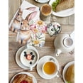 thumbnail image 4 of Easter Kitchen Dish Towels for Drying Dishes Set of 2, Spring Watercolor Tulip Butterfly Flower Plant Waffle Weave Microfiber Hand Tea Bathroom Towels Quick Dry & Absorbent Towel 15.7x23.6, 4 of 7