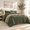 Army Olive Green-Oversized Queen(98"*98"), variant on Oversized Queenforter Set-3 Pieces Soft Size Bedding