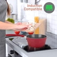 thumbnail image 5 of NutriChef Saucepan Pot with Lid - Non-Stick High-Qualified Kitchen Cookware, 1.7 Quart, 5 of 6