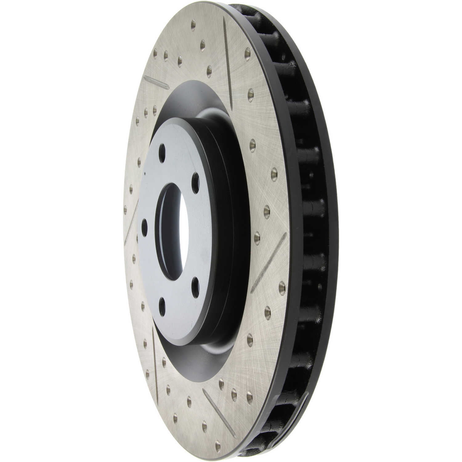 StopTech Power Slot 05-07 Cadillac XLR / 06-09 Chevy Corvette Front Left Drilled & Slotted Rotors Fits select: 2005 ,2006-2008 CHEVROLET CORVETTE