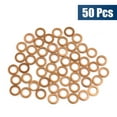 thumbnail image 4 of 50pcs 6mm Inner Diameter Copper Washers Flat Sealing Gasket Ring for Car, 4 of 5