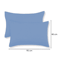 thumbnail image 2 of 2 Fundas para almohada tamaño Estandar de algodón Du Vló Funda para almohada, 2 of 6