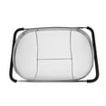 thumbnail image 1 of facefd Expandable Retractable Drain Basket Rubber Grip Stainless Steel Oval Colander Handles Stainless Steel Oval Colander Sink Vegetables Draining Rack, 1 of 8