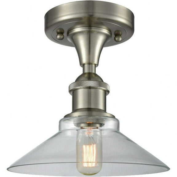 Innovations Lighting - Disc-One Light Semi-Flush Mount-10 Inches Wide by 6