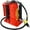 Red, variant on Air Hydraulic Bottle Jack, 12 Ton/24000 LBS All Welded Bottle Jack, 9.8-19.3 inch Lifting Range, Manual Handle and Air Pump, for Car, Pickup, Truck, RV, Auto Repair, Industrial Engineering