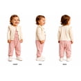 thumbnail image 2 of Jessica Simpson Baby Girls Clothing Set Cute Cardigan Sweater & Romper Jumpsuit Infant Outfit 2 Piece, 2 of 7