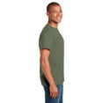 thumbnail image 4 of Gildan Short Sleeve T-Shirt for Men - 3XL Size | 100 Heavy Cotton Crew Neck Tee, Military Green, 5.3 oz, 4 of 6