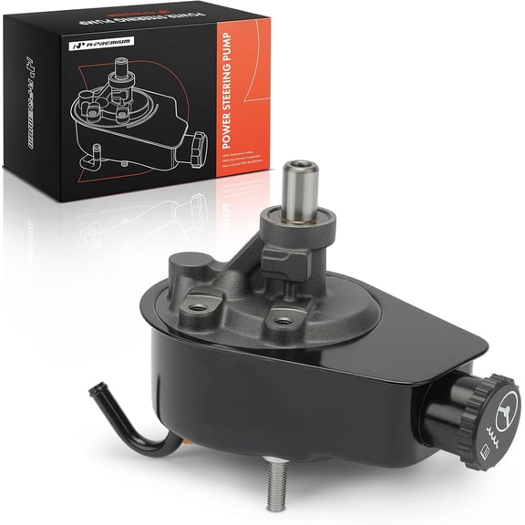 A-Premium Power Steering Pump, with Reservoir, Compatible with MerCruiser, OMC, Volvo Penta, 4.3L 5.0L 5.7L, Replace # 18-7508 16792A29
