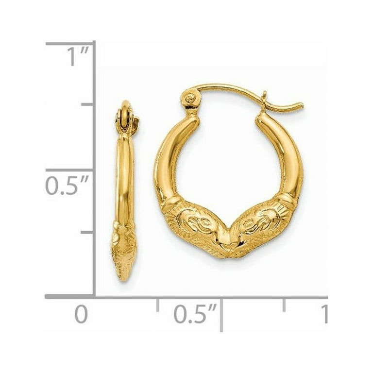Ram hoop sales earrings