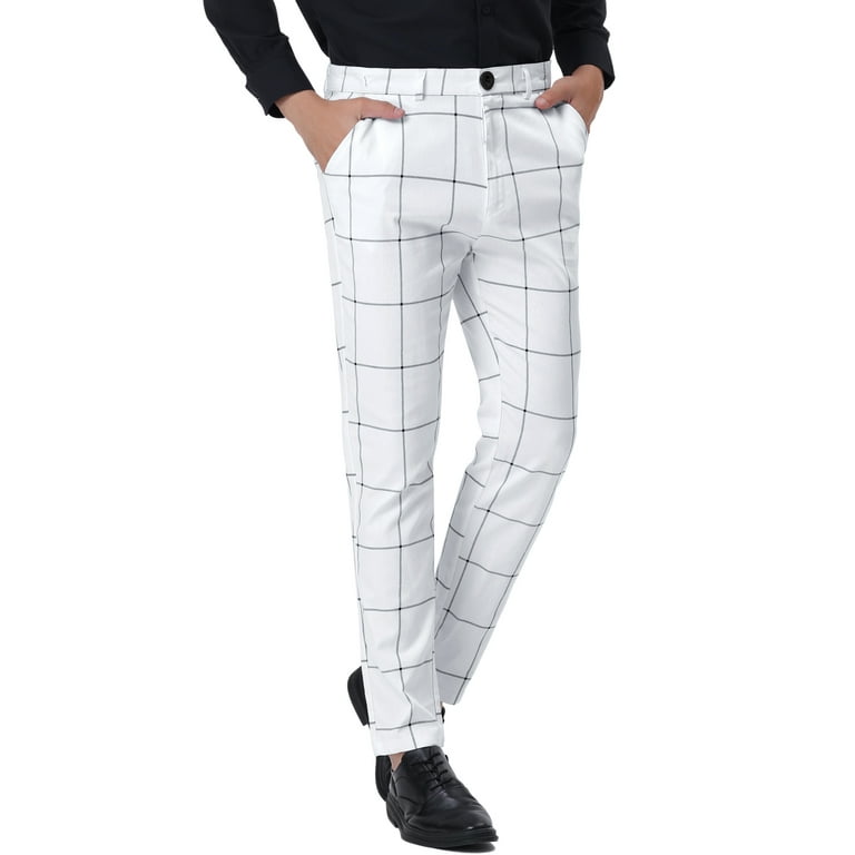 Off white checkered pants discount