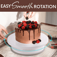 thumbnail image 6 of 11 Inch Rotating Cake Turntable for Decorating - 6 Piece Cake Decorating Kit Includes 2 Icing Spatulas and 3 Scrapers, 6 of 6
