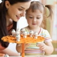 thumbnail image 2 of XFGOU Puzzle games Toys and Hobbies Frog Rabbit Astronaut Bal Tree Children's Toy Focus Training Folding Music Two Person Interactive Ba Board Game Education, 2 of 6