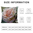 thumbnail image 5 of GOSMITH Throw Pillow Cover- Dew Pink Flower Petals Morning Dew Nature Morning, 5 of 5