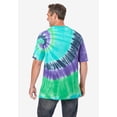 thumbnail image 2 of KingSize Men's Big & Tall Lightweight Tie-Dye Crewneck Tee, 2 of 4
